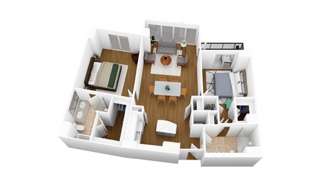 3 bedroom floor plan  the crossings at white marsh apartments